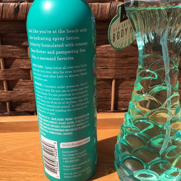 Hallu Mermaid Sea Salt Citrus Lot of lotion and body Mist.  NWT - Picture 6 of 7